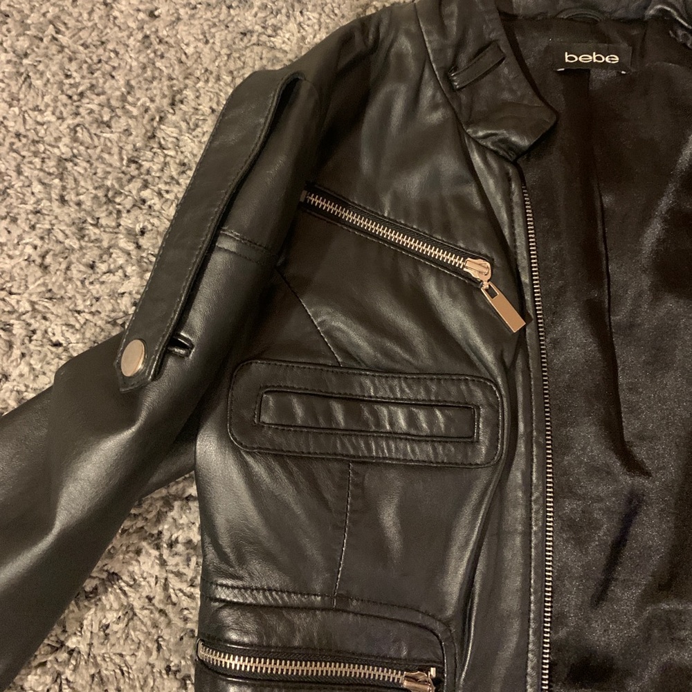 Bebe Leather Jacket - image 3